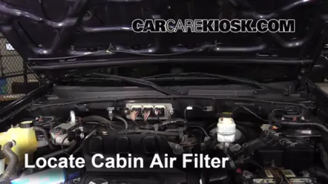 2006 Mazda Tribute S 3.0L V6 Air Filter (Cabin) Replace